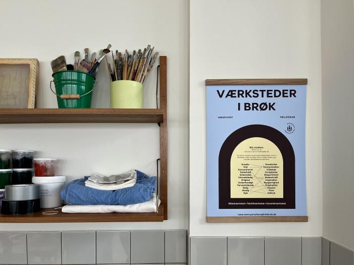 Værksted for håndarbejde på BRØK