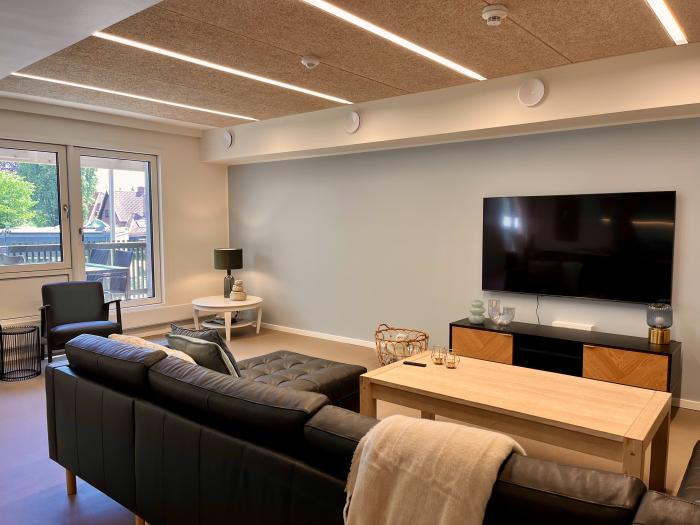 TV-stue i det nye botilbud på Pallesvej