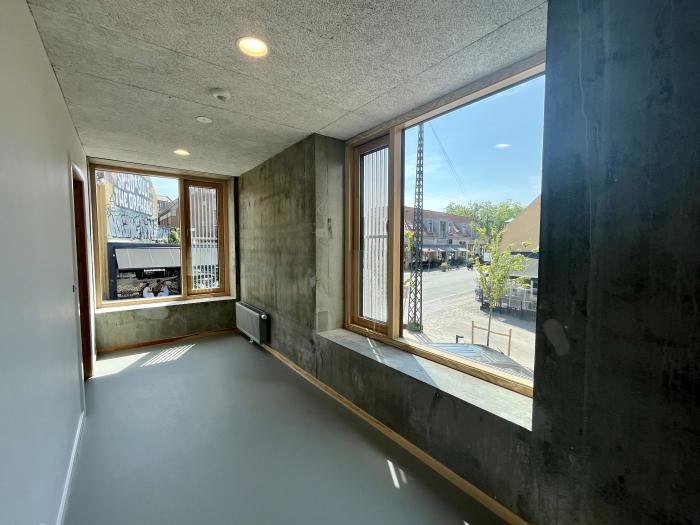 Udsigt til Valby Langgade fra botilbuddet