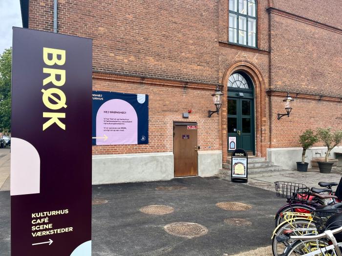 Facaden på BRØK