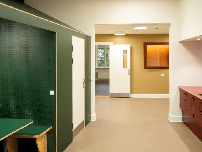 Køkkengang på Strandvejsskolen