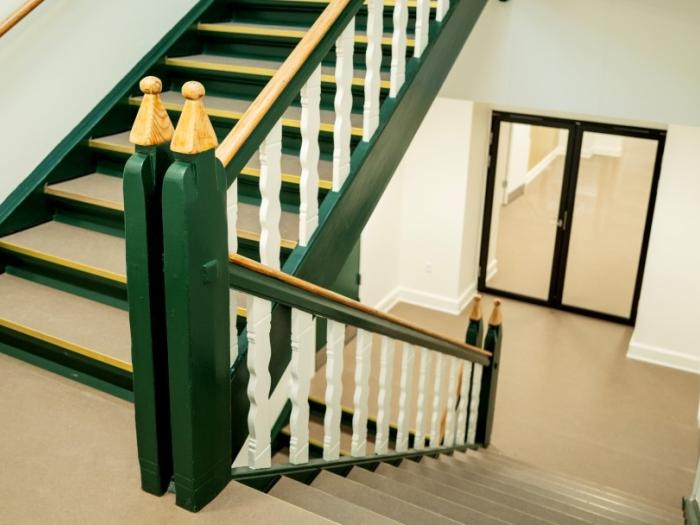 Trappeopgang på Strandvejsskolen