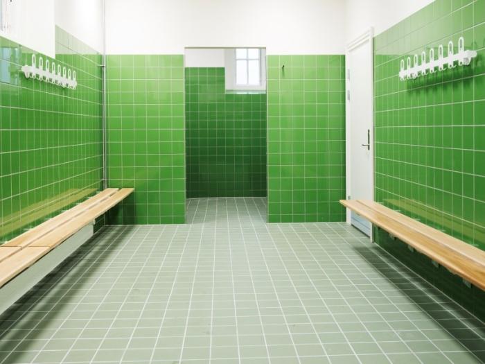 Omklædningsrum på Strandvejsskolen