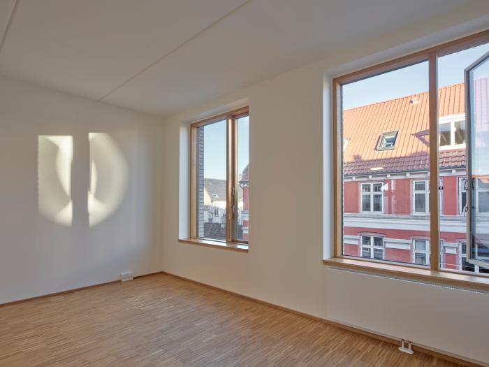 Udsigt fra værelse på Botilbuddet på Sundevedsgade